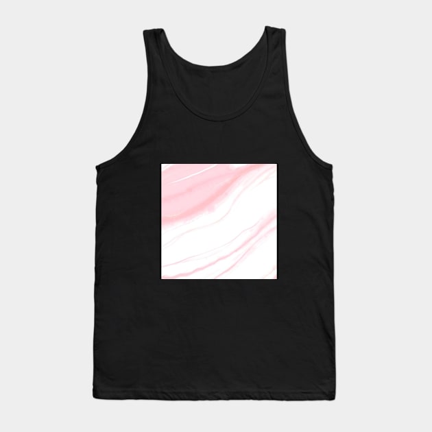 Pink marble - aesthetic Tank Top by WallStreet Arts